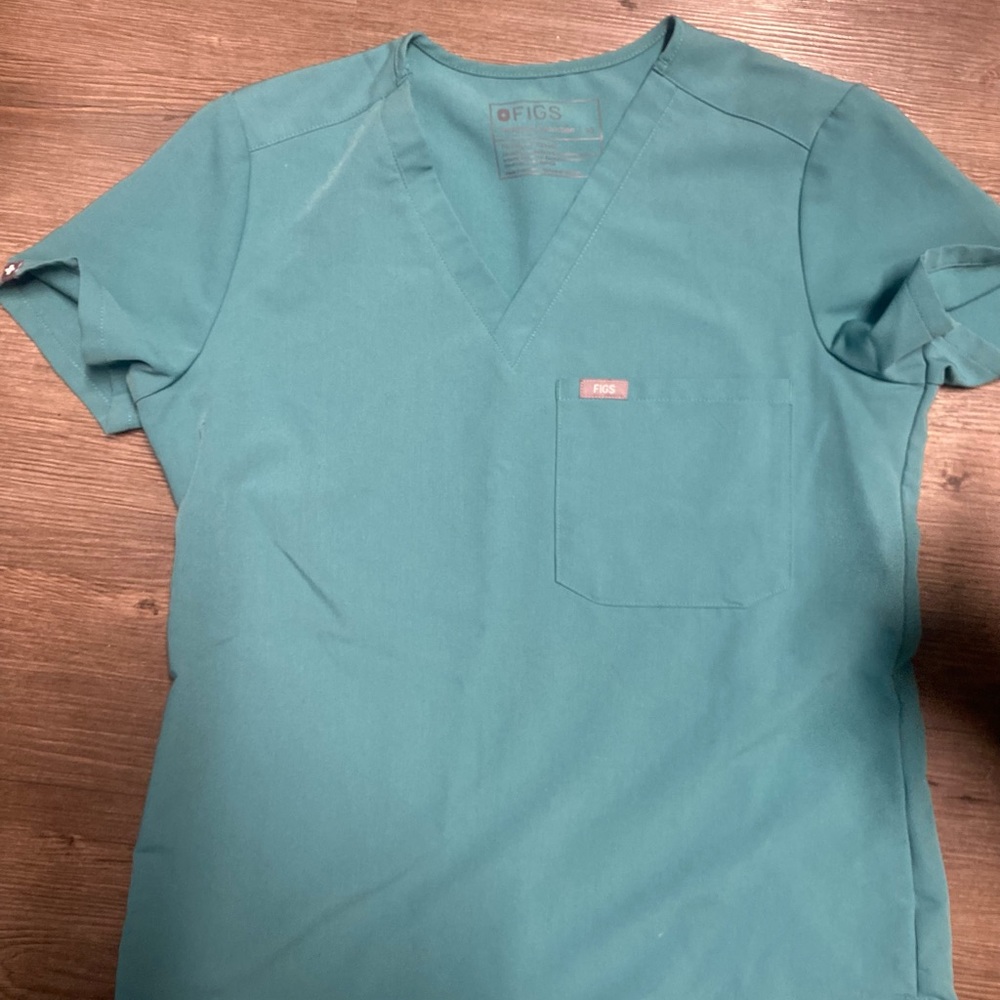 Figs cactus xs catarina scrub top